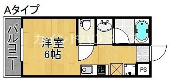 墨江728ハイツの物件間取画像